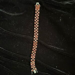 Absolutely stunning Sterling Silver 925 Garnet Tennis Bracelet